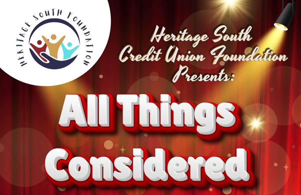 HSCU presents, “All Things Considered” on 10/21, 11:00 a.m. at the BB Comer Library